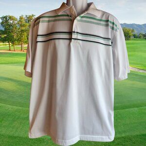 Vintage PGA Tour Men's Short Sleeve Polo Tagless Breathable Golf Shirt Size L